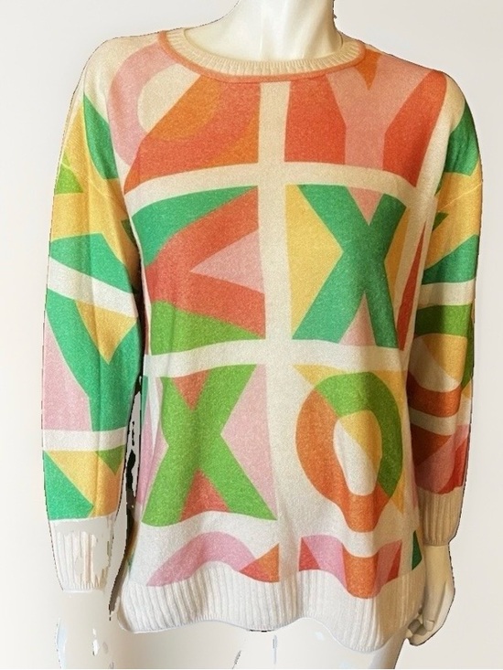 Pilcro Sweaters - Pilcro cashmere multicolor Crewneck sweater size small